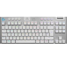 Logitech Tastiera QWERTY Inglese (UK) wireless retroilluminata G915 Tenkeyless Lightspeed Carbon
