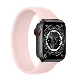 Apple Watch (Series 6) 2020 GPS 44 mm - Alluminio Nero - Cinturino Sport Rosa