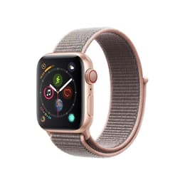 Apple Watch (Series 4) 40 mm - Alluminio Oro rosa - Nylon intrecciato Rosa