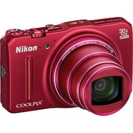 Macchina fotografica compatta Coolpix S9700 - Rosso + Nikon Nikkor 30X Wide Optical Zoom ED VR 25-750mm f/3.7-6.4 f/3.7-6.4