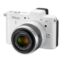 1 V1 - Bianco + Nikon Hybride - Nikon 1 V1 Blanc + Nikkor 1 10-30mm f/3.8-5.6