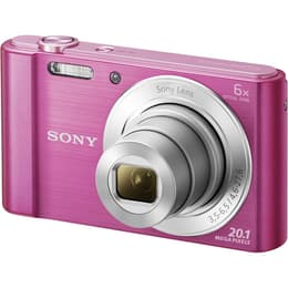 Macchina fotografica compatta CyberShot DSC-W810 - Rosa + Sony Zoom optique 6X 28-156mm f/2.3 f/2.3