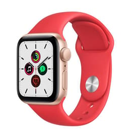 Apple Watch (Series 4) 2018 GPS 44 mm - Alluminio Oro - Sport Rosso
