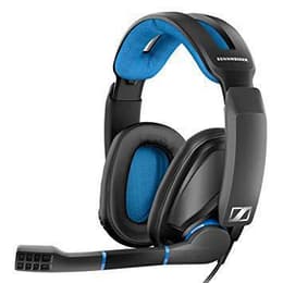 Cuffie riduzione del rumore gaming a filo con microfono Sennheiser GSP 300 - Nero/Blu