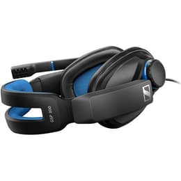 Cuffie riduzione del rumore gaming a filo con microfono Sennheiser GSP 300 - Nero/Blu
