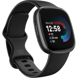 Smart Watch Fitbit Cardio­frequenzimetro GPS Versa 4 Fitness - Nero