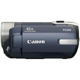 Videocamere Canon FS100 USB 2.0 Hi Speed Blu/Argento