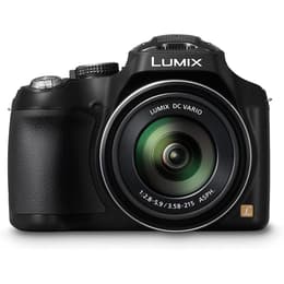 Fotocamera Bridge compatta Lumix DMC-FZ72 - Nero + Panasonic Lumix DC Vario ASPH 60X Optical Zoom 20-1200mm f/2.8-5.9 f/2.8-5.9