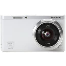 Macchina fotografica compatta NX-mini - Bianco + Nikon Samsung Zoom Lens 9-27 mm f/3.5-5.6 OIS f/3.5-5.6