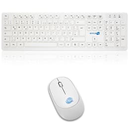 Simpletek Tastiera QWERTZ Tedesco wireless M&K TEDESCA Kit Mouse and Keyboard
