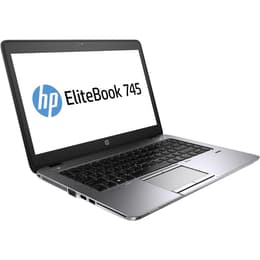 HP EliteBook 745 G2 14" A8 1,9 GHz - SSD 128 GB - 8GB Tastiera Francese