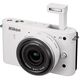 Macchina fotografica ibrida Nikon 1 J1 - Bianco + Obiettivo 1 Nikkor VR 10-30mm f/2.8
