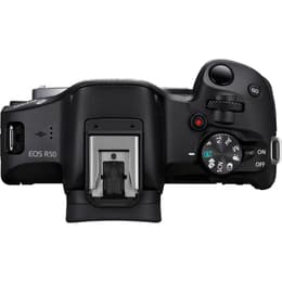 Reflex Canon EOS R50+ RF-S 18-45mm + RF-S 55-210mm f/5-7.1 IS STM - Nero + Canon RF-S IS STM f/5-7.1