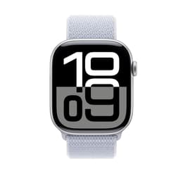 Apple Watch Series 10 (2024) GPS 42 mm - Alluminio Argento - Sport loop Blu