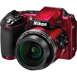Fotocamera Bridge compatta Coolpix L840 - Rosso + Nikon Nikkor Wide Optical Zoom ED VR f/3-6.5
