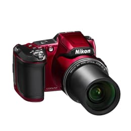 Fotocamera Bridge compatta Coolpix L840 - Rosso + Nikon Nikkor Wide Optical Zoom ED VR f/3-6.5