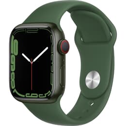 Apple Watch (Series 7) 2021 GPS + Cellular 41 mm - Alluminio Verde - Cinturino Sport Verde