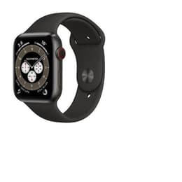 Apple Watch (Series 6) 2020 GPS + Cellular 44 mm - Titanio Nero - Cinturino Sport Nero