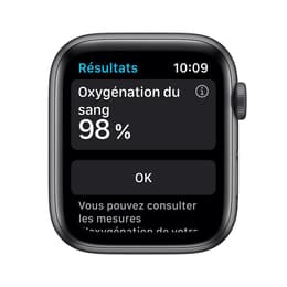 Apple Watch (Series 6) 2020 GPS + Cellular 44 mm - Alluminio Grigio Siderale - Nike Sport poop Nero