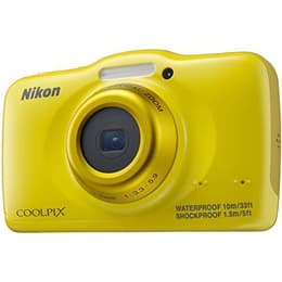 Macchina fotografica compatta CoolPix S32 - Giallo + Nikon Nikkor Optical Zoom 30-90 mm f/3.3-5.9 f/3.3-5.9