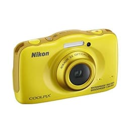 Macchina fotografica compatta CoolPix S32 - Giallo + Nikon Nikkor Optical Zoom 30-90 mm f/3.3-5.9 f/3.3-5.9