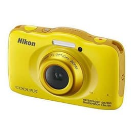 Macchina fotografica compatta CoolPix S32 - Giallo + Nikon Nikkor Optical Zoom 30-90 mm f/3.3-5.9 f/3.3-5.9