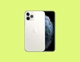 Immagine dell’iPhone 11 Pro Max, nella quale si mostra sia il retro sia la parte frontale, leggermente sovrapposte.