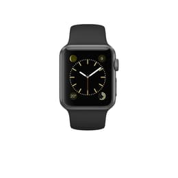 Apple Watch (Series 1) Dicembre 2016 38 mm - Alluminio Grigio Siderale - Cinturino Sport Nero