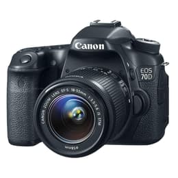 Reflex Camera - Canon EOS 70D + Lente 18-55 mm