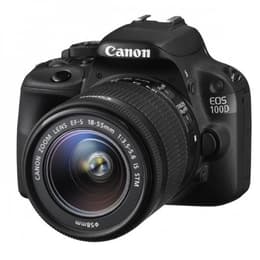 Fotocamera reflex - Canon EOS 100D - Obiettivo nero + EF-S 18-135 mm f / 3.5-5.6 IS STM
