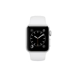 Apple Watch (Series 2) Settembre 2016 38 mm - Alluminio Argento - Cinturino Sport Bianco