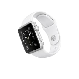 Apple Watch (Series 2) Settembre 2016 38 mm - Alluminio Argento - Cinturino Sport Bianco
