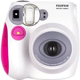 Macchina fotografica istantanea Fujifilm Instax Mini 7s - Bianco/Rosa + Obiettivo Fujinon Lens 60 mm f/12.7