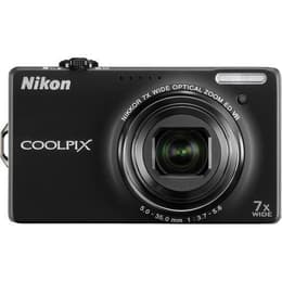 Fotocamera compactta  Nikon Coolpix S6000 - Nero