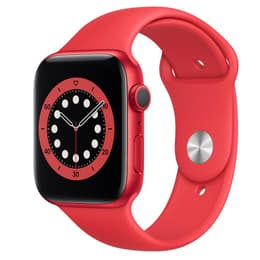 Apple Watch (Series 6) GPS 44 mm - Alluminio Rosso - Cinturino Cinturino Sport Rosso