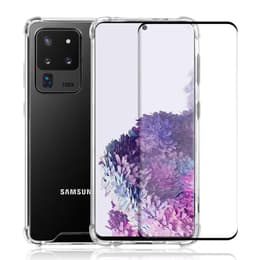 Cover Samsung Galaxy S20 Ultra 5G e shermo protettivo - Plastica riciclata - Trasparente