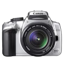 Reflex - Canon EOS 350D - Grigio + Obiettivo Canon Zoom Lens EF-S 18-55mm f/3.5-5.6