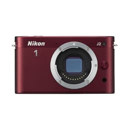Macchina fotografica ibrida - Nikon 1 J2 Rosso + Obiettivo Nikon 1 Nikkor 10-30mm f/3.5-5.6 VR