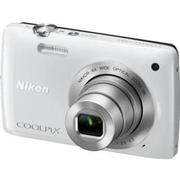 Comaptta Nikon Coolpix S4300 - Bianco + Nikkor 6X Wide Optical Zoom VR 4.6 - 27.6mm f/3.5 - 5.6