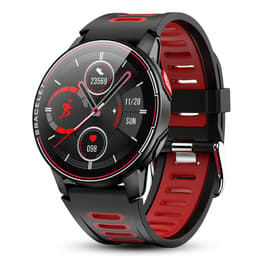Smart Watch Cardio­frequenzimetro Kingwear S20 - Nero/Rosso