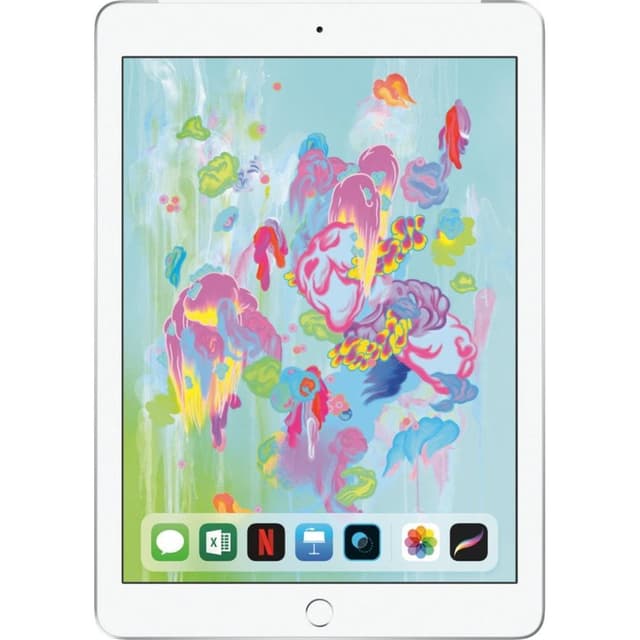 iPad 9,7" 6a generazione (2018) 9,7" 128GB - WiFi + 4G - Argento
