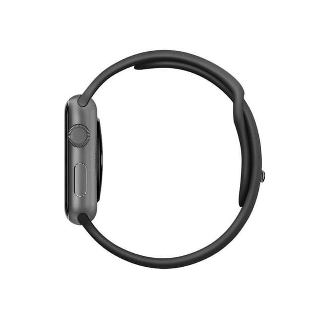Apple Watch (Series 1) Marzo 2015 42 mm - Alluminio Grigio Siderale - Cinturino Sport Nero
