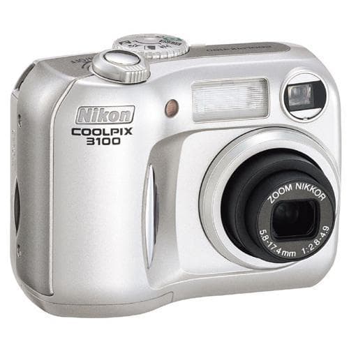 Macchina fotografica compatta - Nikon Coolpix 3100 - Grigio + Obiettivo ZOOM NIKKOR 38–115 mm F2.8–4.9