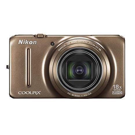 Compatto Nikon Coolpix S9200 - Marrone