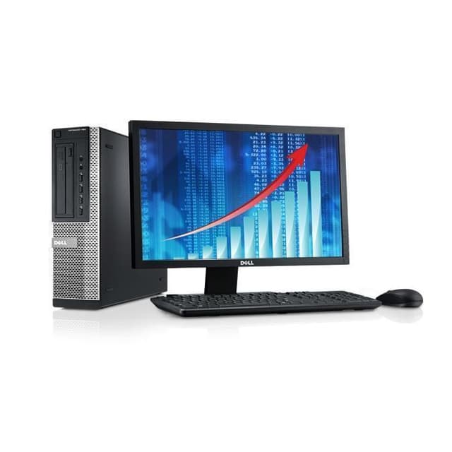 Dell Optiplex 790 DT 19" Core i7 3,4 GHz  - SSD 480 GB - 8GB AZERTY