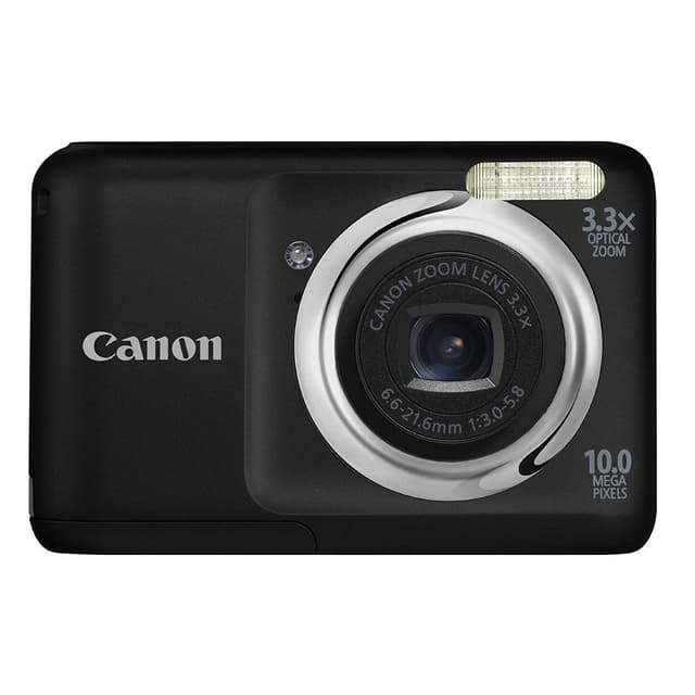 Compatta Canon Powershot A800 - Nero + Obiettivo Canon Zoom Lens 3.3x 6.6-21.6 mm f/3.0-5.8