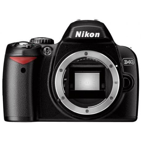 Reflex Nikon D40 - Custodia Nuda - Nero