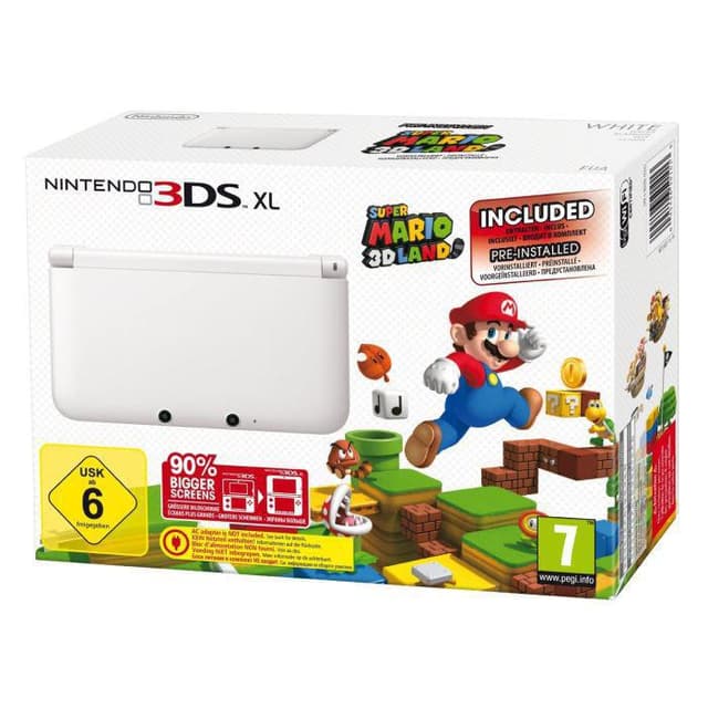 Console Nintendo 3DS XL + Gioco Super Mario 3D Land - Bianco