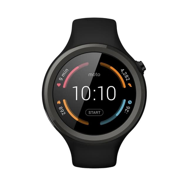Smart Watch Cardio­frequenzimetro GPS Motorola Moto 360 Sport - Nero