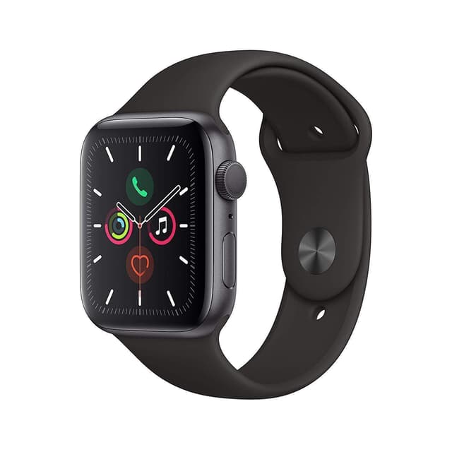 Apple Watch (Series 5) GPS 44 mm - Alluminio Grigio Siderale - Cinturino Cinturino Sport Nero
